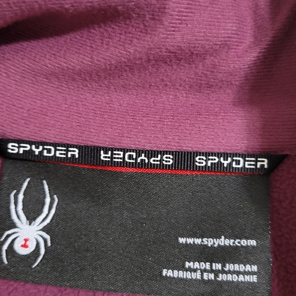 Spyder Fleece Lined Purple Vest - Picture 3 of 9